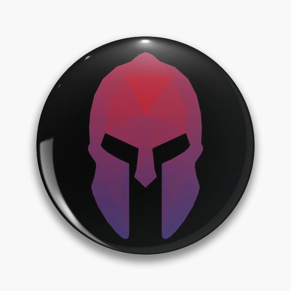 Item preview, Gladiator Mask Low Poly with Blue-Red gradient designed and sold by MHich.