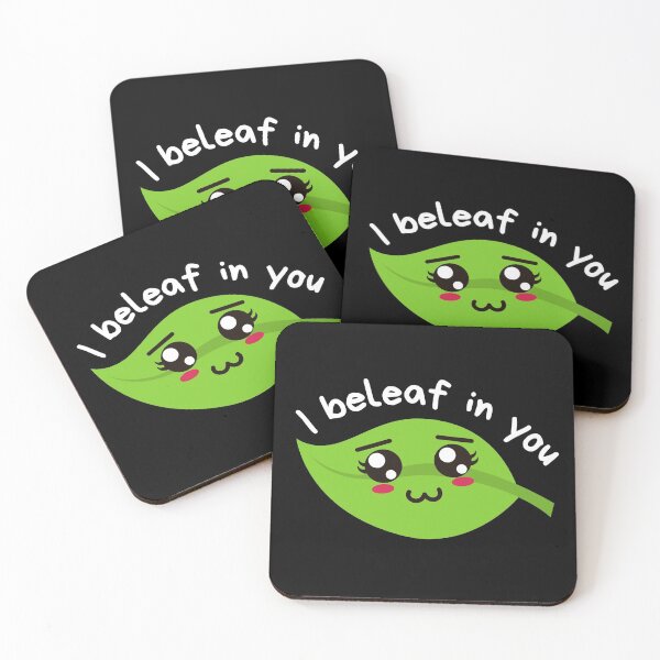 Item preview, I Beleaf In You Wholesome Leaf Pun For Encouragement designed and sold by Wholesome-Art.