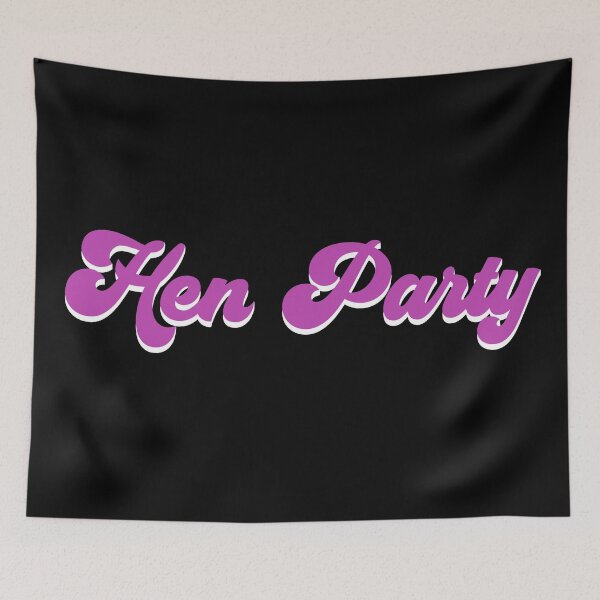 Item preview, Hen party pink groovy style  designed and sold by PG Illustration.