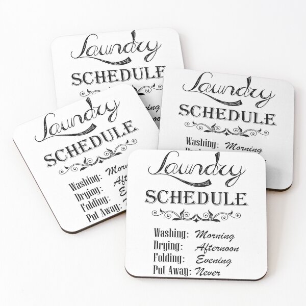 Item preview, Laundry Schedule designed and sold by Wicked_Faery.