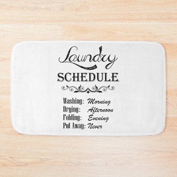 Item preview, Laundry Schedule designed and sold by Wicked_Faery.
