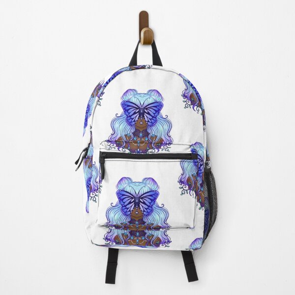 Item preview, blue butterfly girl designed and sold by PaolaNuno1027.