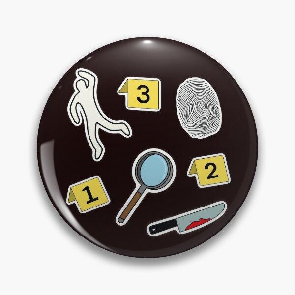 Wine & Crime Podcast — Wine & Crime Enamel Pin Set