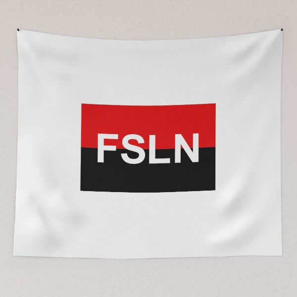Item preview, Sandinista FSLN Flag designed and sold by RevolutionInPaint.