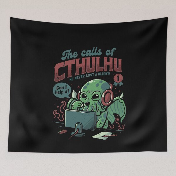 Item preview, The Calls Of Cthulhu - Funny Horror Monster Gift designed and sold by EduEly.
