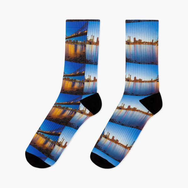 Item preview, USA Manhattan New York river evening bridge light, designed and sold by marksandford78.