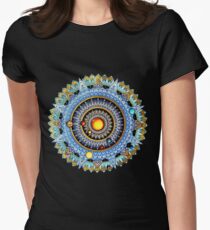 Solar System Mandala Women's Fitted T-Shirt