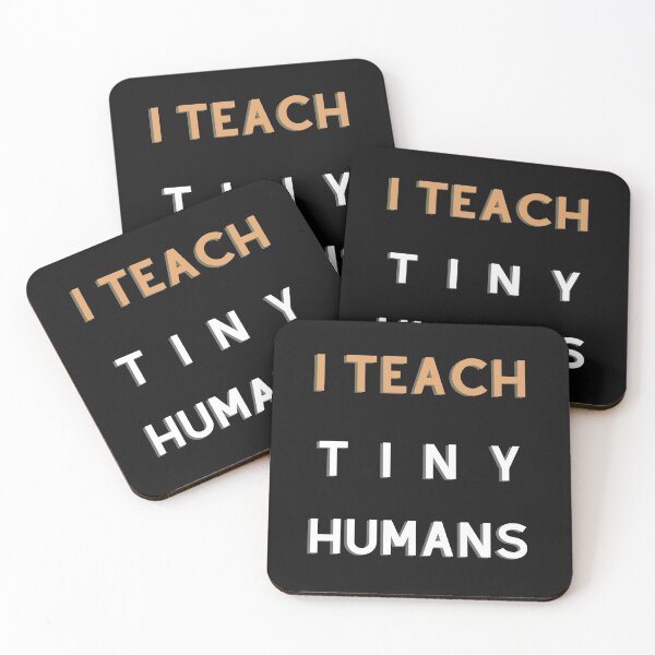 Item preview, I teach Tiny Humans Text Based Classic  designed and sold by yourcherryguy.