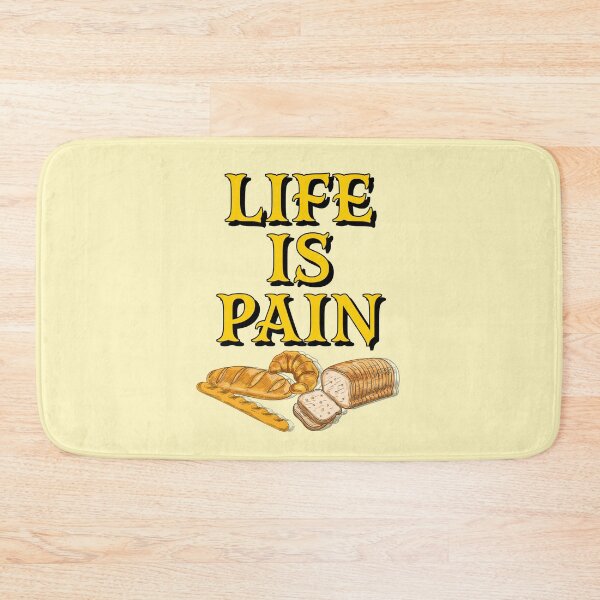Item preview, Life is pain  designed and sold by Monkey204.