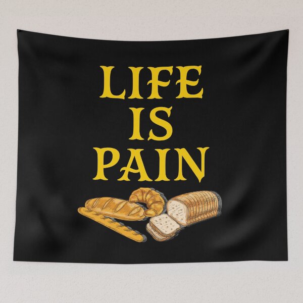 Item preview, Life is pain designed and sold by Monkey204.
