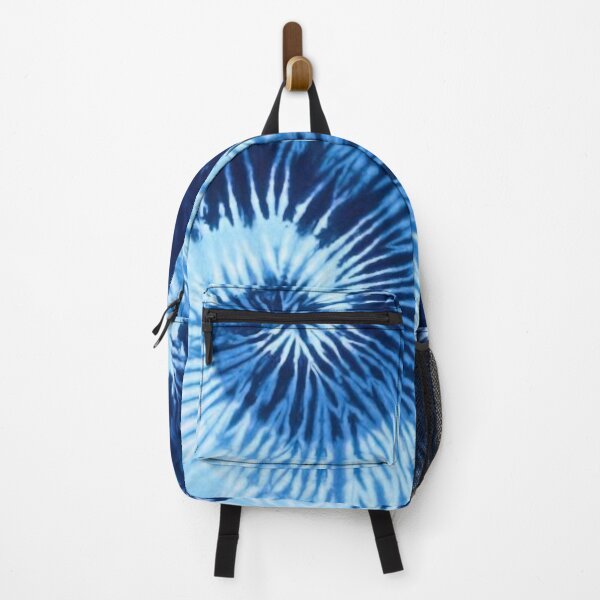 Item preview, Tie dye blue pattern backpack  designed and sold by Nishad4.