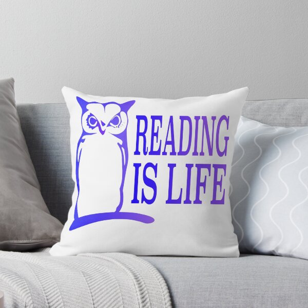 Item preview, OWL READING IS LIFE GRAPHIC designed and sold by EdwardMonet.