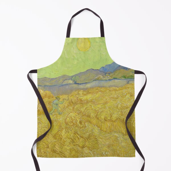 Item preview, Wheatfield with a Reaper by Vincent van Gogh (1889) designed and sold by allhistory.
