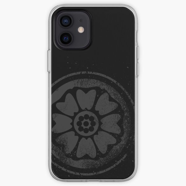 The Order Of The White Lotus symbol (Black) iPhone Soft Case