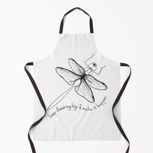 Item preview, Inspirational Dragonfly Quote Keep Dreaming WHITE designed and sold by FeYR.