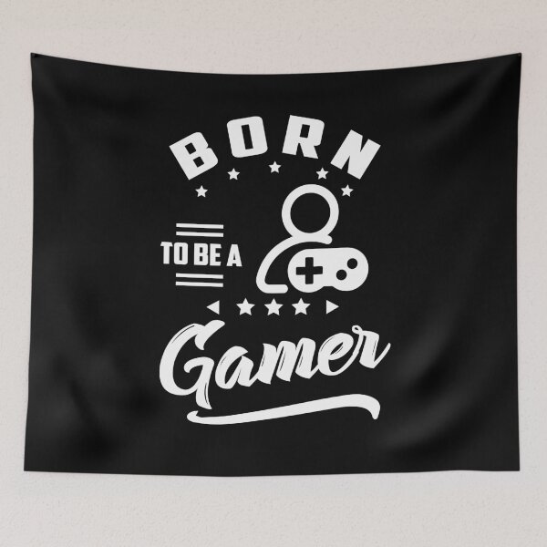 Item preview, Born to be a Gamer - Gaming Addict designed and sold by MeroniGDesign.