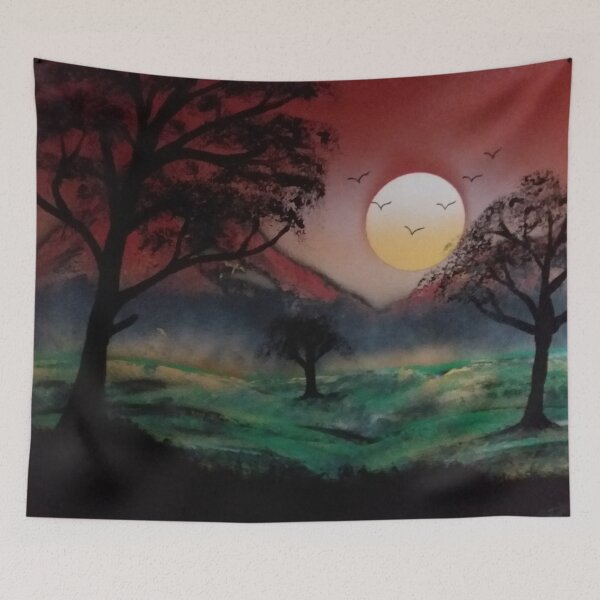 Item preview, Sunset after safari designed and sold by edwardtiptonart.