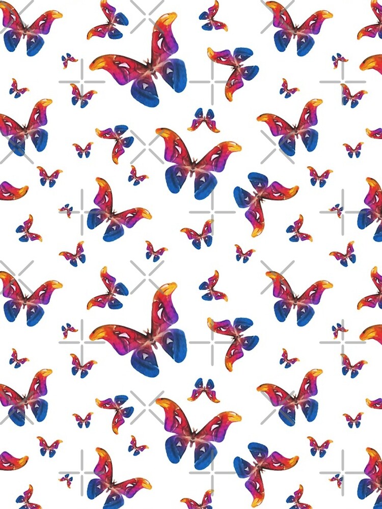Thumbnail 4 of 4, iPhone Case, Colorful Butterfly Pattern designed and sold by EnchantedInn.