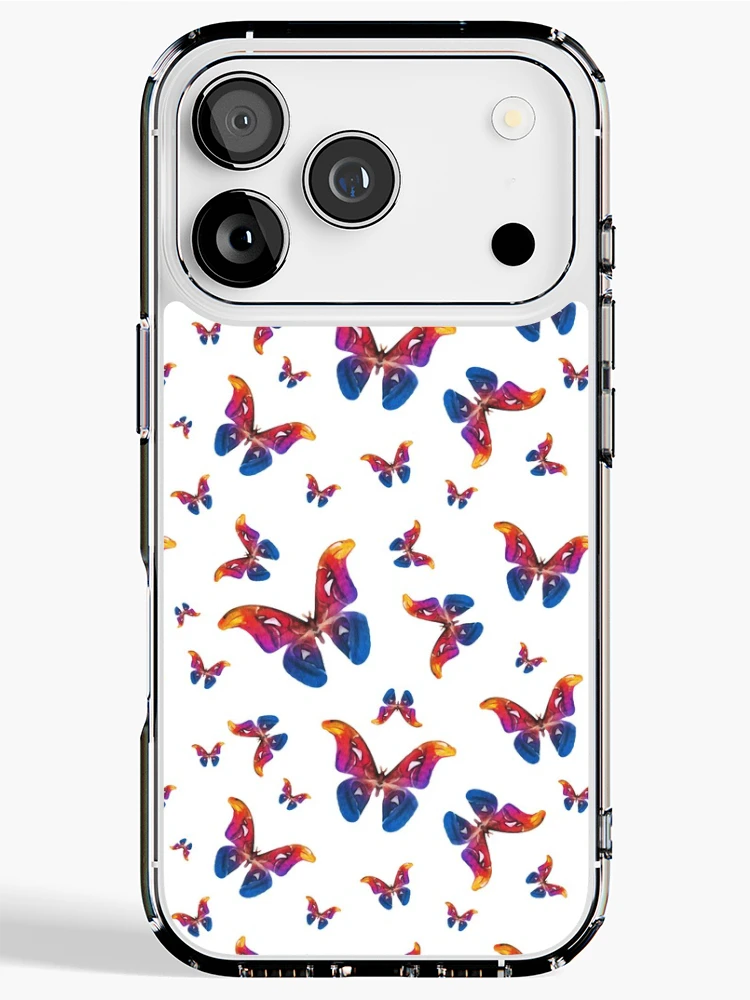 Thumbnail 1 of 5, iPhone Case, Colorful Butterfly Pattern designed and sold by EnchantedInn.