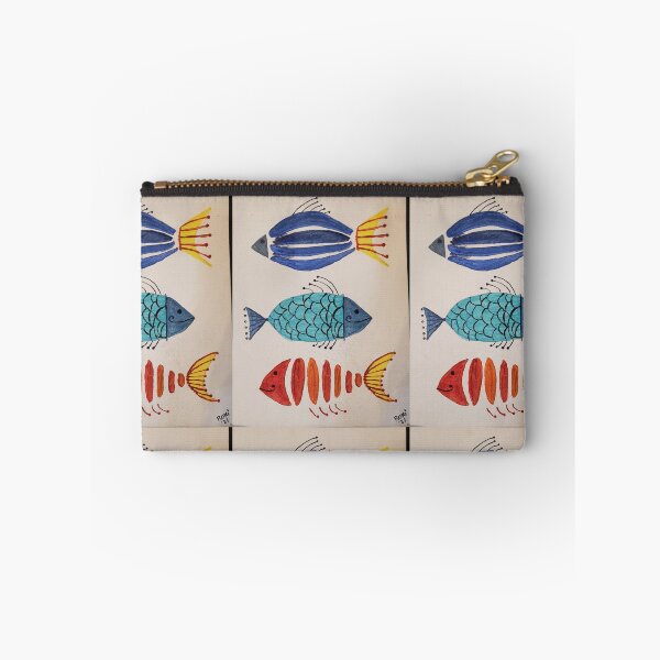 Item preview, Abstract Fish Trio Art designed and sold by rokidee.