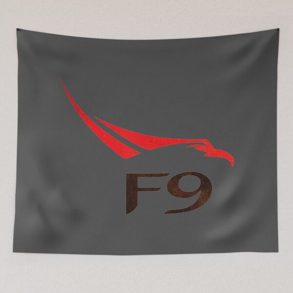 Item preview, SpaceX Falcon 9 Logo - vintage look designed and sold by trendistudio.