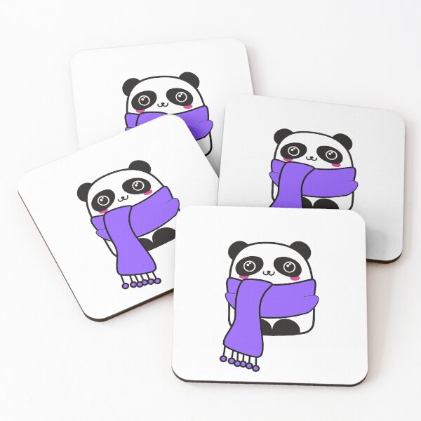 Item preview, Cute panda with scarf designed and sold by Cuteyness.
