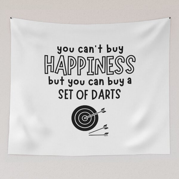 Item preview, You can't buy happiness but you can buy a set of darts designed and sold by TheGreenGoat.