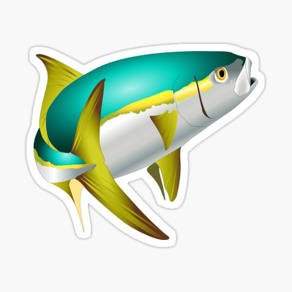 Aussie Icons Fish Stickers - Kingfish