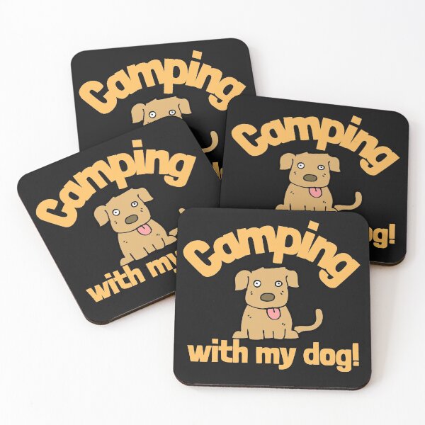 Item preview, Camping With My Dog Cute Design designed and sold by EarthArtDesigns.