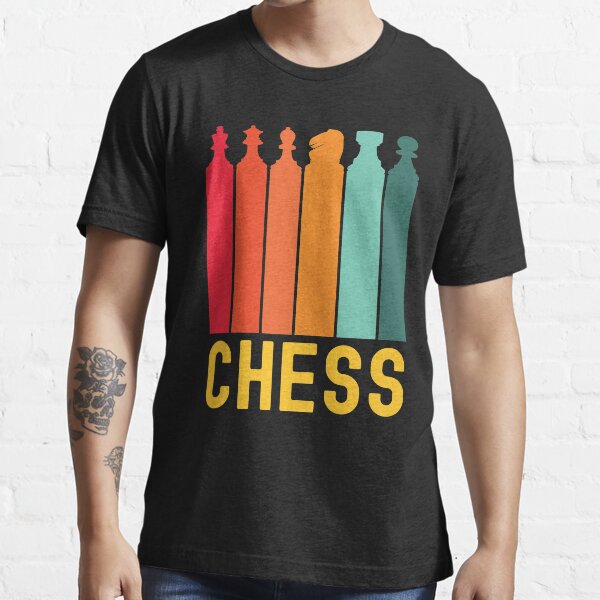 Chess Retro Sunset / Power Play Chess Essential T-Shirt