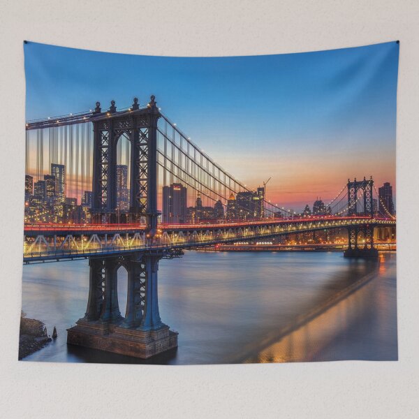 Item preview, Manhattanbridge,NewYork,rivercitynightlights, USA, designed and sold by marksandford78.