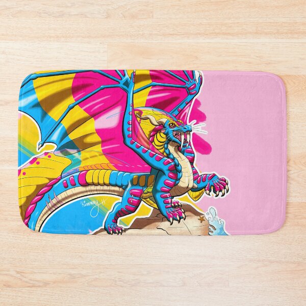 Item preview, Pan Pride Dragon designed and sold by Kimberly Holbrook Arts.