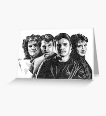 The Many Faces of Nathan Fillion Greeting Card