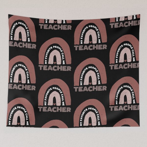 Item preview, My Favorite People Call Me Teacher | Schoolteacher Appreciation Gift designed and sold by GravitiTees.