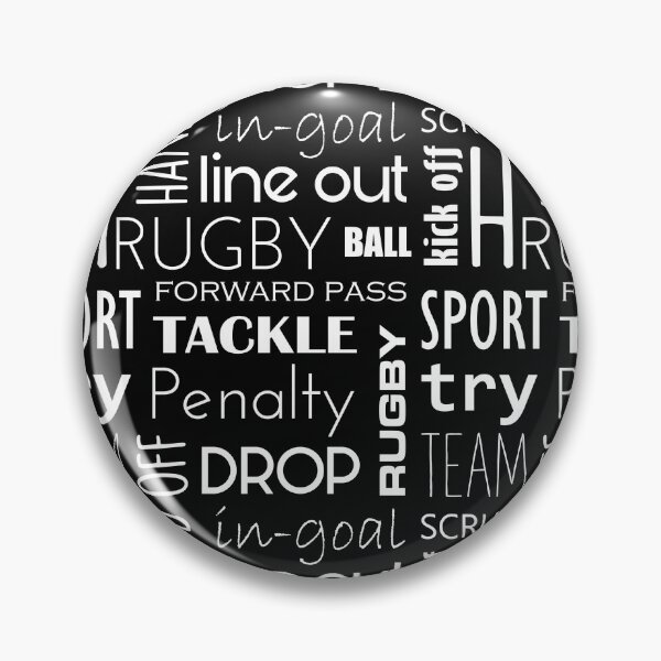 Item preview, Rugby Text Pattern Black designed and sold by Pablo Pereyra.