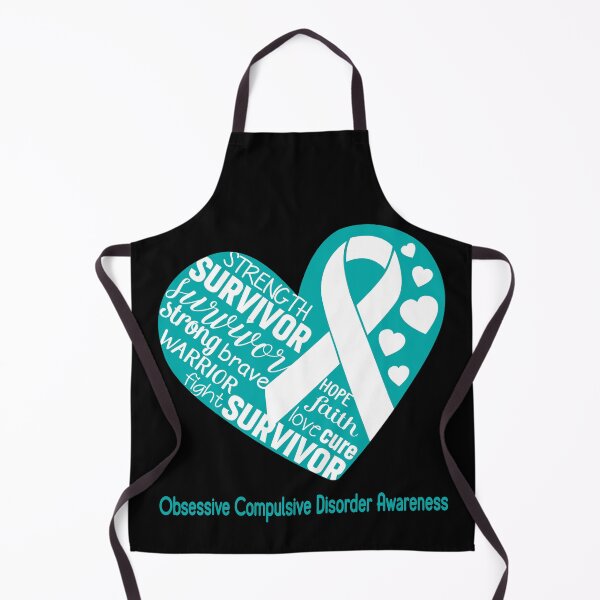 Item preview, Obsessive Compulsive Disorder Heart Support Obsessive Compulsive Disorder Warrior Fighting designed and sold by GennieShop.