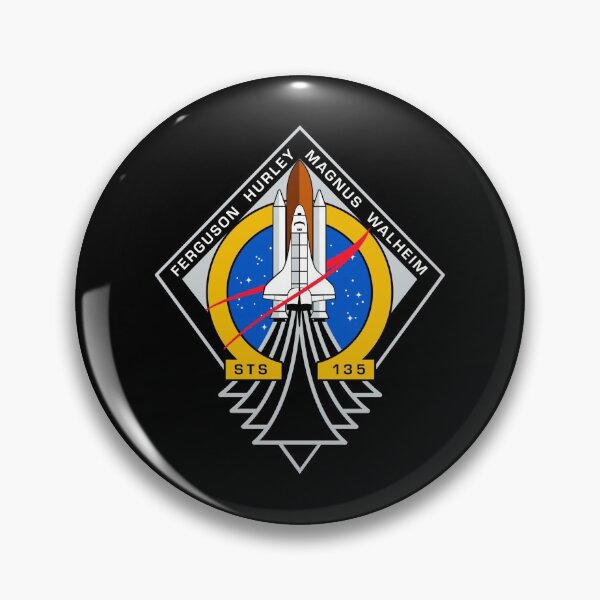 Item preview, NASA Final Shuttle Mission STS-135 Patch designed and sold by trendistudio.