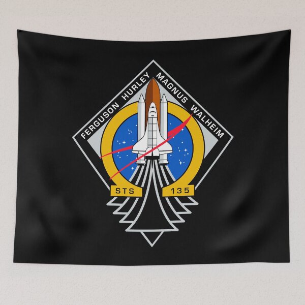 Item preview, NASA Final Shuttle Mission STS-135 Patch designed and sold by trendistudio.