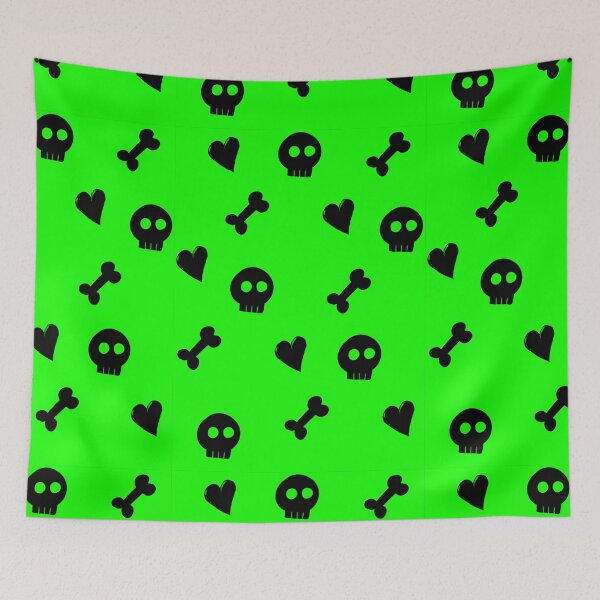 Item preview, Skull Green designed and sold by A’Belle Designs.