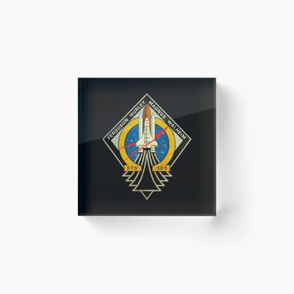 Item preview, NASA Final Shuttle Mission STS-135 Patch - vintage look designed and sold by trendistudio.