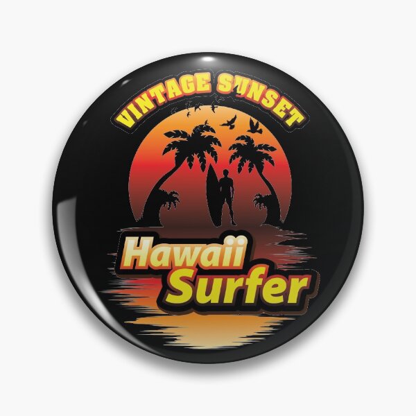 Item preview, SURFER HAWAII VINTAGE SUNSET designed and sold by RIGHTCHUS.