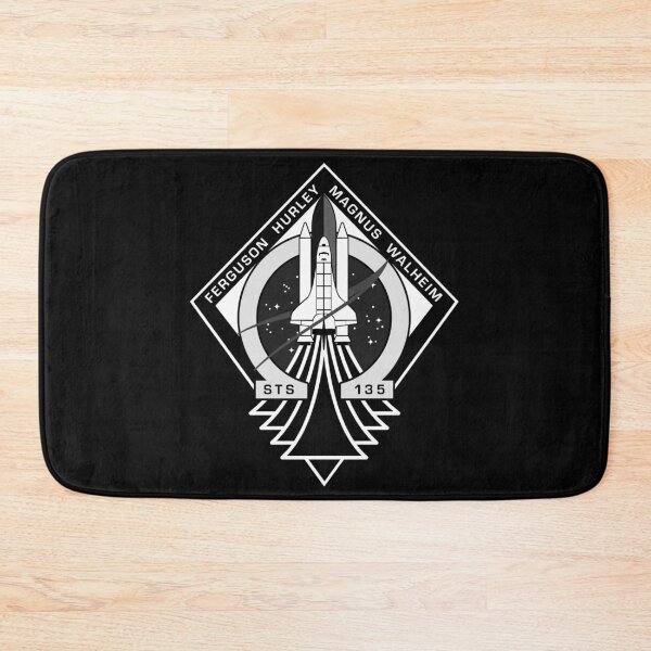 Item preview, Final Shuttle Mission STS-135 Patch - black and white designed and sold by trendistudio.