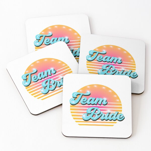Item preview, Team Bride groovy vintage style  designed and sold by PG Illustration.