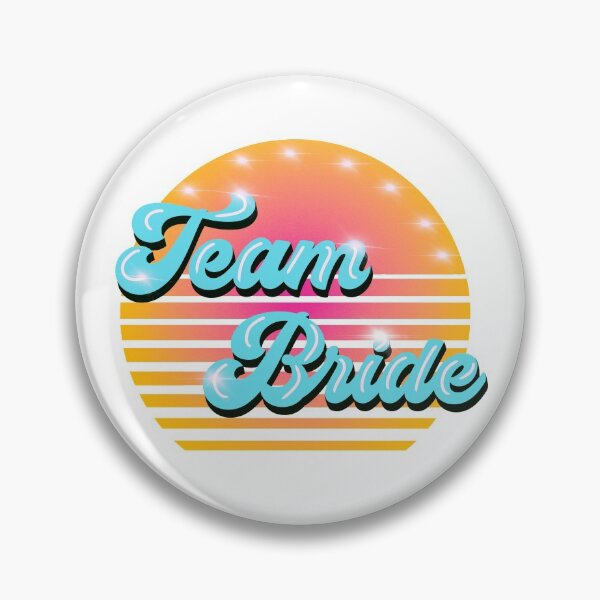 Item preview, Team Bride groovy vintage style  designed and sold by PG Illustration.