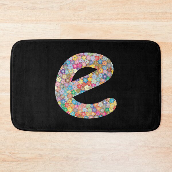 Item preview, Letter e Lower Case Alphabet e Colorful Flowers Gift designed and sold by Shariss.