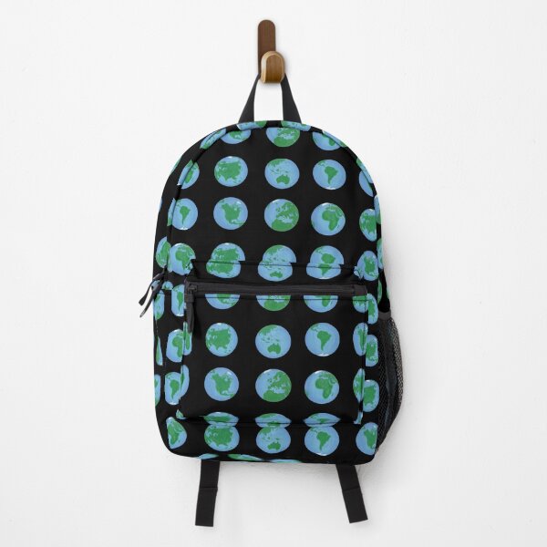 Item preview, Earth Illustration Pattern - Black designed and sold by EcoElsa.