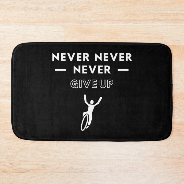 Item preview, Cycling: Never never never give up designed and sold by TheGreenGoat.