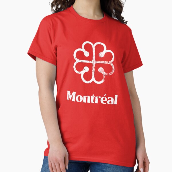 Montreal City (Worn Retro) Classic T-Shirt