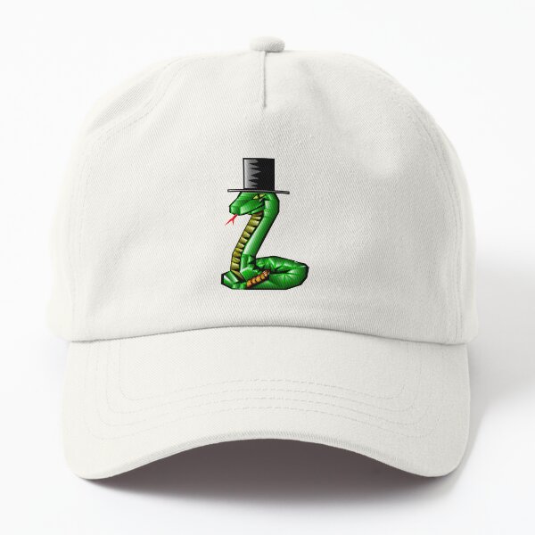 Snake with a top hat Dad Hat