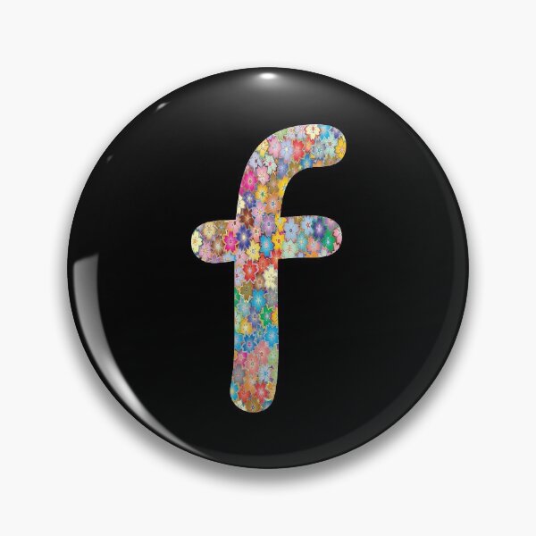 Item preview, Letter f Lower Case Alphabet f Colorful Flowers Gift designed and sold by Shariss.